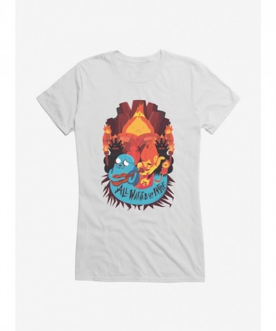 Adventure Time All Warmed Up Girls Junior T-Shirt