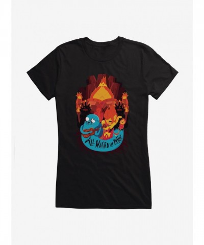 Adventure Time All Warmed Up Girls Junior T-Shirt