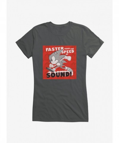 Sonic The Hedgehog Lightning Fast Girls T-Shirt