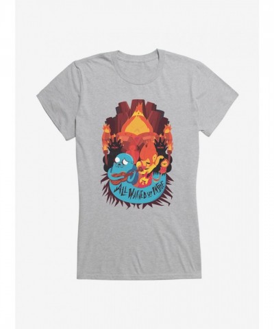 Adventure Time All Warmed Up Girls Junior T-Shirt