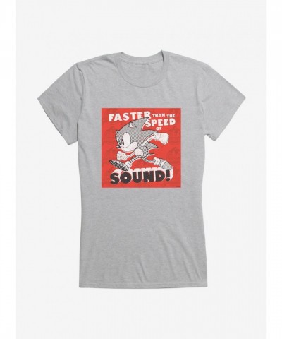 Sonic The Hedgehog Lightning Fast Girls T-Shirt