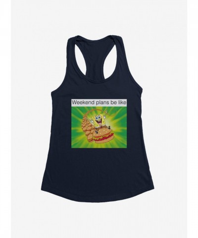 SpongeBob SquarePants Girls Weekend Plans Graphic Tank