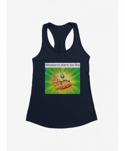 SpongeBob SquarePants Girls Weekend Plans Graphic Tank