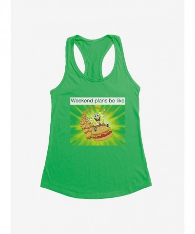 SpongeBob SquarePants Girls Weekend Plans Graphic Tank
