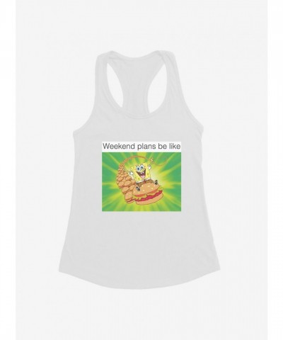 SpongeBob SquarePants Girls Weekend Plans Graphic Tank