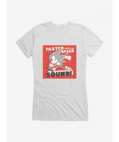 Sonic The Hedgehog Lightning Fast Girls T-Shirt