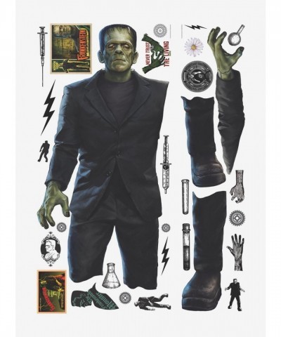 Universal Monsters Frankenstein Giant Peel & Stick Wall Decal Set