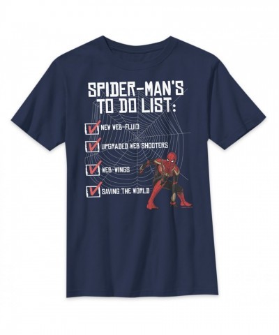 Spider-Man To-Do Checklist T-Shirt for Boys