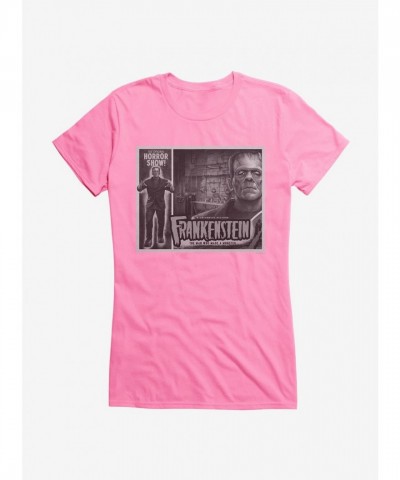 Frankenstein's Monster Graphic Tee for Girls - Black & White