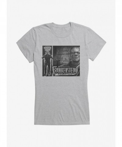 Frankenstein's Monster Graphic Tee for Girls - Black & White