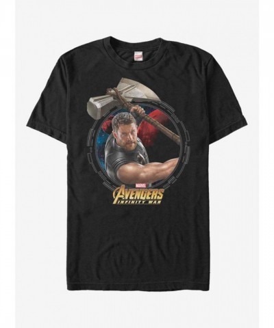 Thor Marvel Avengers Power T-Shirt for Men - Black