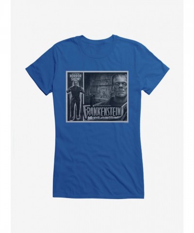 Frankenstein's Monster Graphic Tee for Girls - Black & White