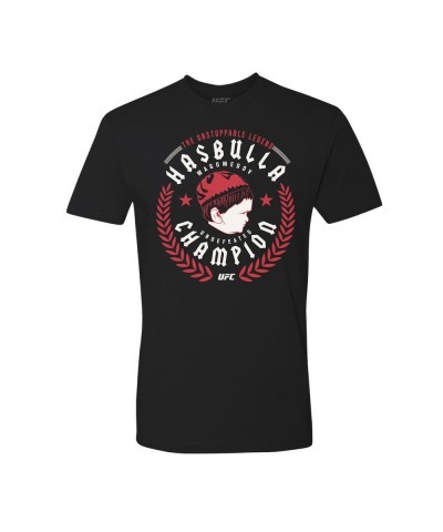 Men's Official UFC Hasbulla Legend Profile T-Shirt - Black