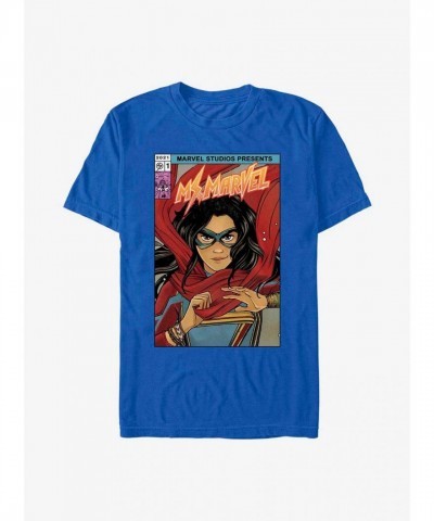 Marvel Ms. Marvel Graphic Tee - Blue Men's Size