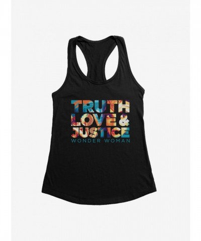 DC Comics Wonder Woman 1984 Truth Love Justice Lightweight Tank for Girls
