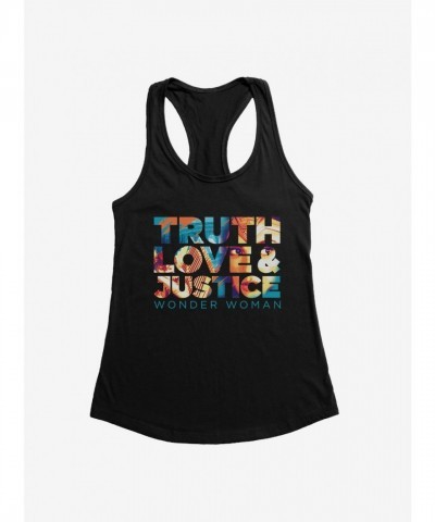 DC Comics Wonder Woman 1984 Truth Love Justice Lightweight Tank for Girls