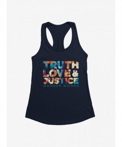 DC Comics Wonder Woman 1984 Truth Love Justice Lightweight Tank for Girls