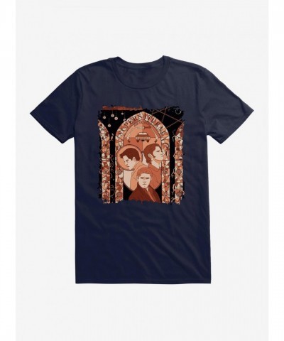 Supernatural Hunt Stained Glass Tee - Lightweight Men's Cotton