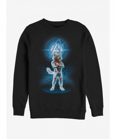 Marvel's Rocket Raccoon Space Suit Inspired Men's Black Sweatshirt