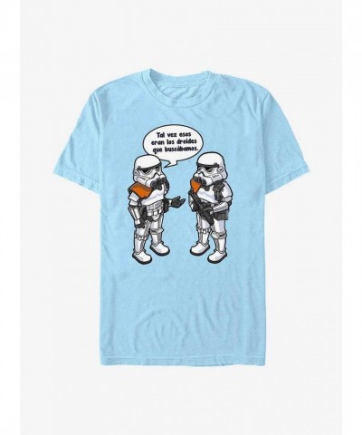 Star Wars Droids Search Blue T-Shirt for Men