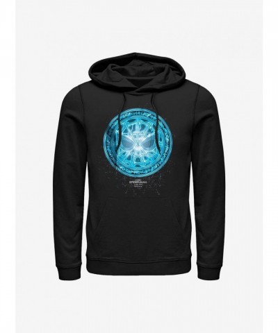 Marvel Men's Black Spidey Rune Hoodie - Comfortable and Stylish