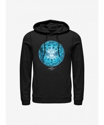 Marvel Men's Black Spidey Rune Hoodie - Comfortable and Stylish