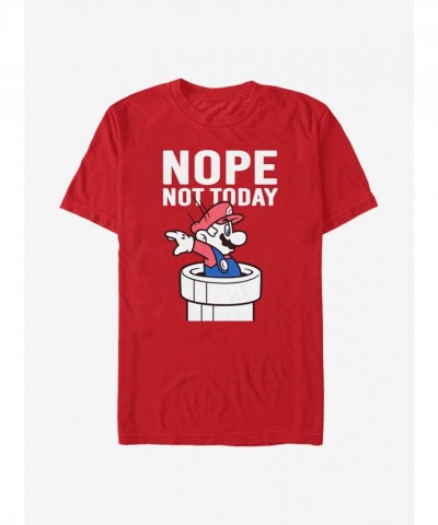 Super Mario Classic Quote T-Shirt - Men's Red