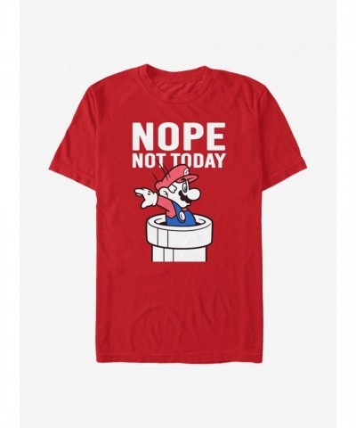 Super Mario Classic Quote T-Shirt - Men's Red