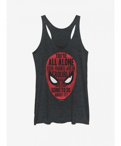 Marvel Girls Far From Home Spider-Man Graphic Tank Top - Black