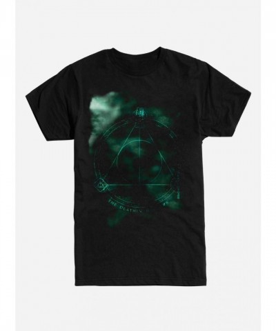 Harry Potter Deathly Hallows Clouds Graphic Tee for Men