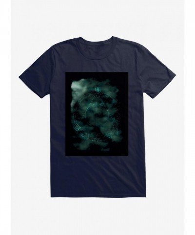 Harry Potter Deathly Hallows Clouds Graphic Tee for Men