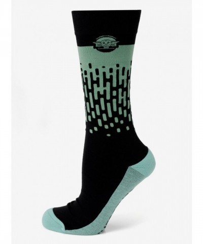 Star Wars Mandalorian The Child Hidden Message Green Comfort Crew Socks