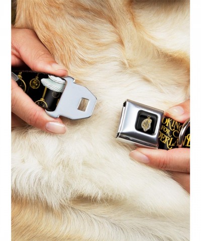 Disney Alice In Wonderland Seatbelt Buckle Dog Collar - Vibrant Artwork for Your Pet