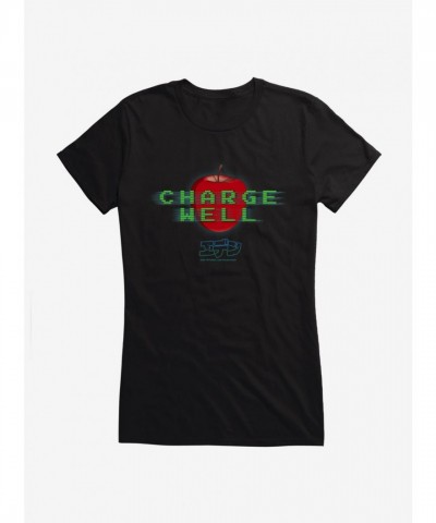 Eden Charge Well Lightweight Apple Logo Tee for Girls