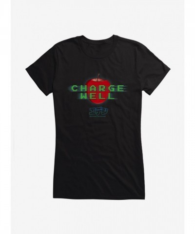 Eden Charge Well Lightweight Apple Logo Tee for Girls