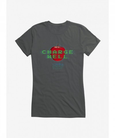 Eden Charge Well Lightweight Apple Logo Tee for Girls