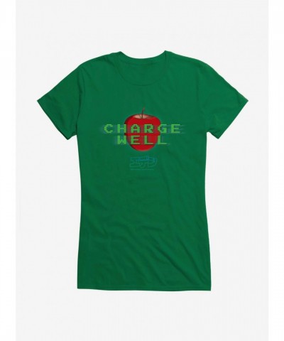 Eden Charge Well Lightweight Apple Logo Tee for Girls