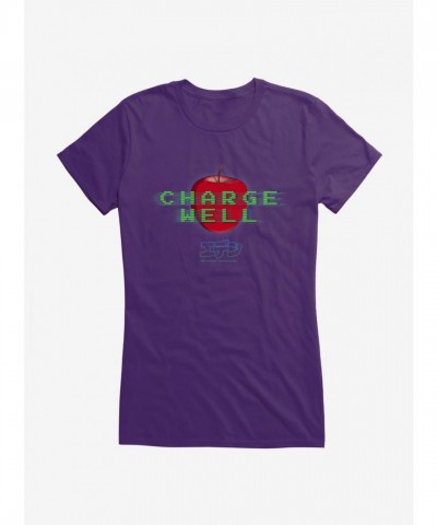 Eden Charge Well Lightweight Apple Logo Tee for Girls