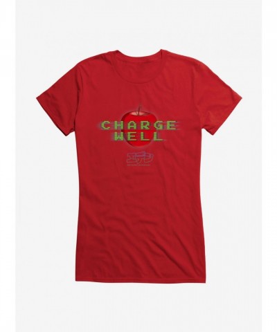Eden Charge Well Lightweight Apple Logo Tee for Girls