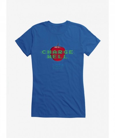 Eden Charge Well Lightweight Apple Logo Tee for Girls
