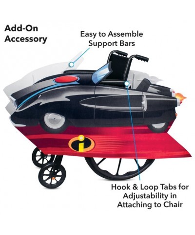 Incredimobile Wheelchair Cover Set by Disguise - Transform Your Chair into a Super Car