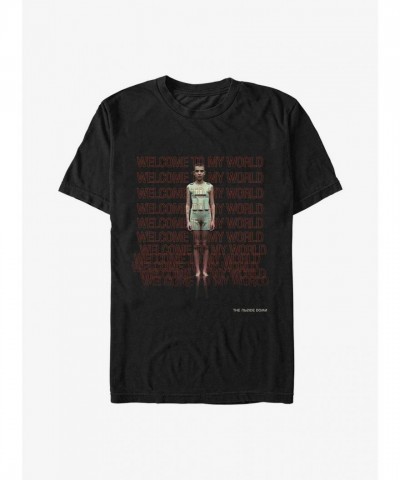 Stranger Things Black T-Shirt for Men - Welcome Eleven