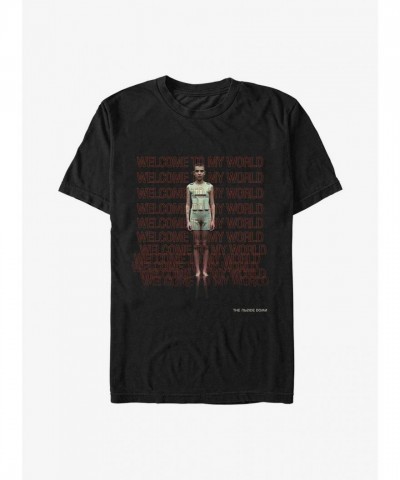 Stranger Things Black T-Shirt for Men - Welcome Eleven