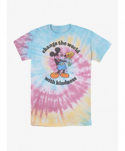 Disney Mickey Mouse Kindness Tie Dye Unisex T-Shirt - Multiple Colors