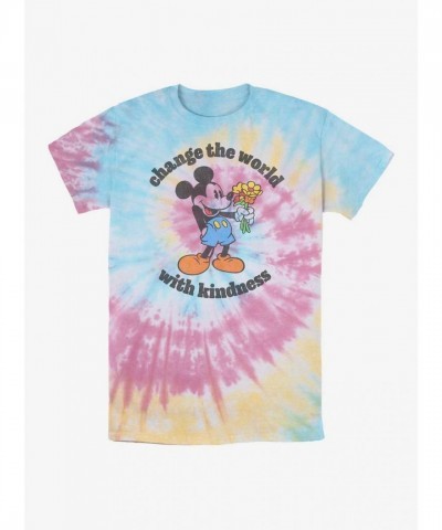 Disney Mickey Mouse Kindness Tie Dye Unisex T-Shirt - Multiple Colors