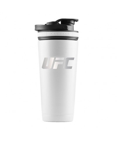 UFC White 26oz Double Wall Vacuum Insulated Shaker Bottle