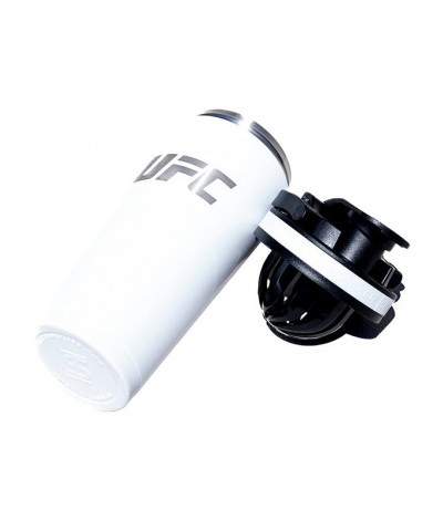 UFC White 26oz Double Wall Vacuum Insulated Shaker Bottle
