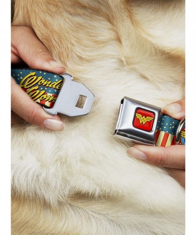 DC Comics Wonder Woman Justice League Seatbelt Dog Collar