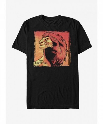 Disney Rasta King T-Shirt for Men - The Lion King Black
