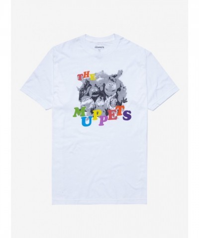 Muppets Black & White Crew Neck Tee - Unisex Cotton T-Shirt